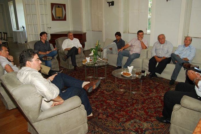 Diretoria Executiva da AMA reunida com Téo Vilela no Palácio dos Palmares