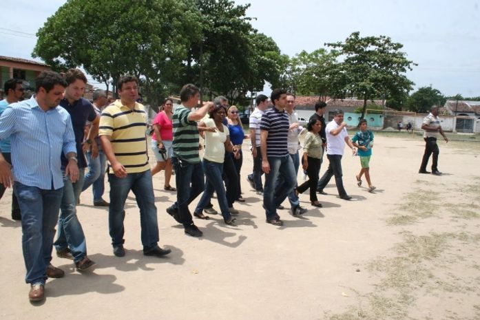 Secretários e o prefeito Rui Pameira