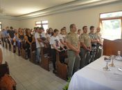 Soldado recebe homenagens durante missa de sétimo dia