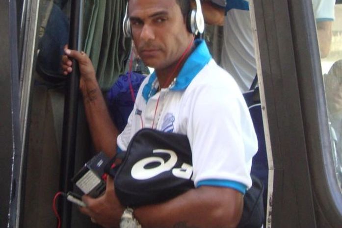 Chegada do CSA no estádio Rei Pelé