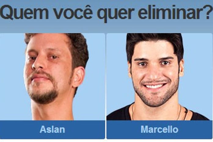 Aslan e Marcello são indicados para o paredão da semana no BBB 13
