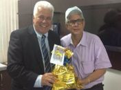 Thomaz Nonô e o carnavalesco Braga Lira.