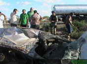 Motorista capota veículo e provoca morte de sogro