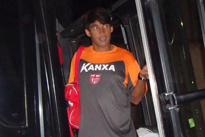 Chegada do CRB ao estádio Rei Pelé