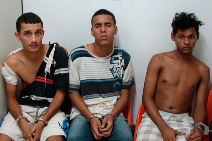 Criatiano Araújo dos Santos, 26 - Lucas Rafael da Silva Luciano, 20 - Leonardo Alves da Silva, 21