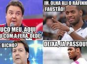 Rubro-negros fazem zoação com o Vasco e brincam com duelo entre Rafinha e Dedé