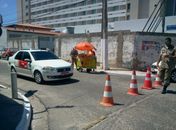 Agentes da SMTT estão nas ruas orientando motoristas