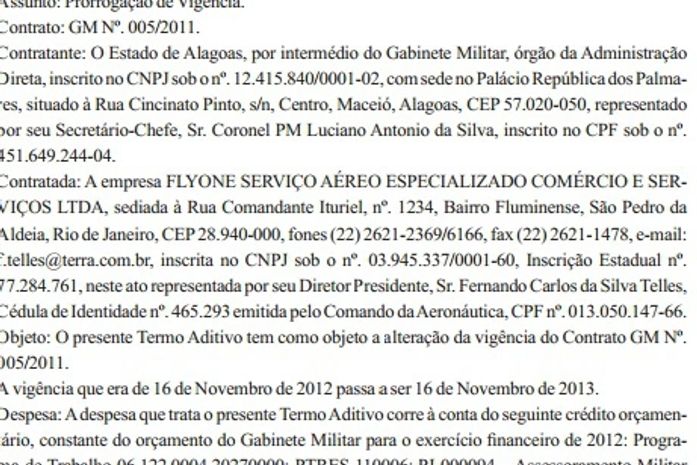 Após R$ 12 mi com aluguel de aeronaves, Estado prorroga contrato