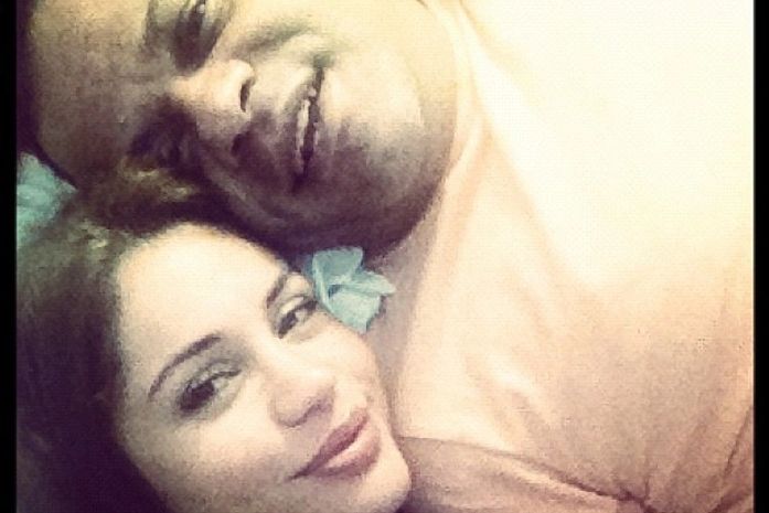 Maria Melilo posa com ex-BBB Daniel: 'Hoje vou dormir bem acompanhada'