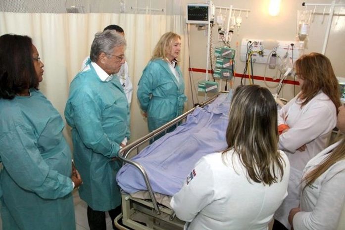 Governo visitou grávida agredida