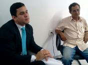 Ao lado do advogado, José Maria Tenório voltou a negar crime