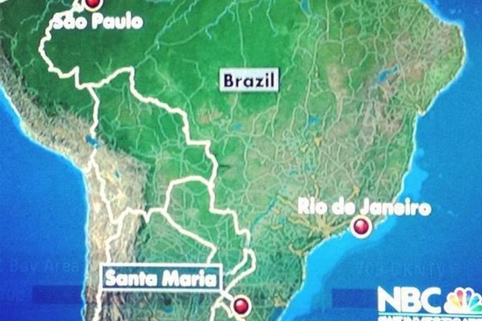Geografia segundo a NBC
