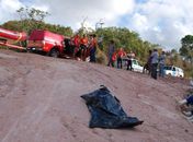 Corpo do trabalhador foi resgatado em açude pelos bombeiros