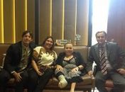 Rosinha recebe prefeita Celia, seu vice Yale e o secretario Daniel Rocha