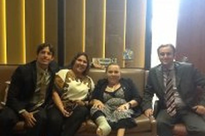 Rosinha recebe prefeita Celia, seu vice Yale e o secretario Daniel Rocha