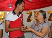 Gleidson recebe homenagem na escola em Santana do Mundaú
