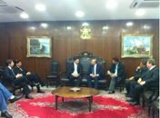 Renan com a delegação de vereadores de Maceió