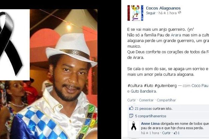 Gutemberg dos Santos Cassimiro, 28, conhecido como Guto Bandeira