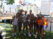 Sarah Mendes com sua turma em Recife