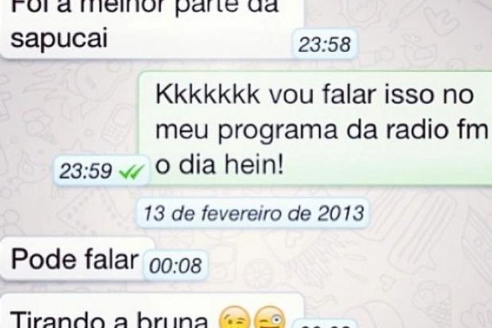 Neymar diz que Bruna Marquezine foi a melhor parte da Sapucaí