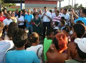 Rui Palmeira e Secretária do MinC visitam áreas do Projeto Praças de Esportes e da Cultura