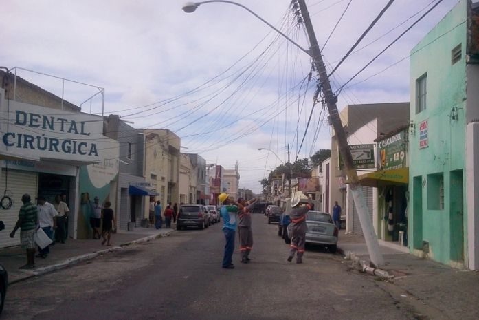 Incidente aconteceu na Rua Barão de Maceió
