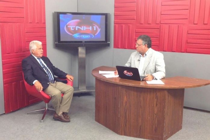 Nono na televisão com Miguel Torres