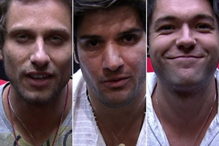 Elieser, Marcello e Nasser disputam o 7º paredão do BBB13