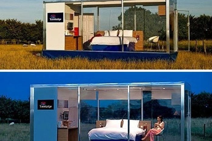 O incrível hotel-contêiner!