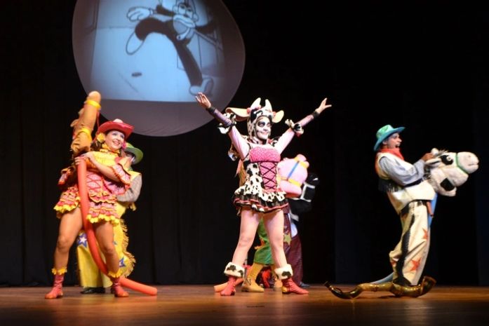 Apresentação do espetáculo que
aconteceu em Aracaju.