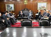 Representantes da Frente Parlamentar foram recebidos pelo presidente do Senado, Renan Calheiros

 