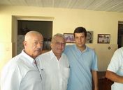 Prefeito Roberto Wanderley, governador Teotonio e o vereador Hugo Wanderley
