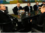 Renan recebeu produtores de biocombustível no gabinete da presidência do Senado
