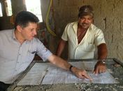 Prefeito de Anadia visita obras em andamento