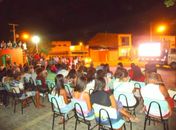 Cinema na Praça segunda feira em Cajueiro, na praça lengotengo