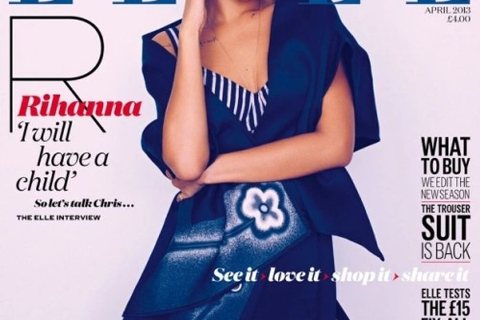 Rihanna posa para revista e diz: 'Vou ter um filho'