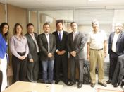 Deputado Renan Filho, prefeito Cristiano Matheus e técnicos do Iphan