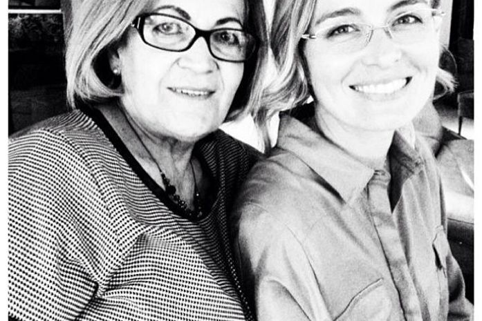 Após gravação, Angélica comemora aniversário da mãe