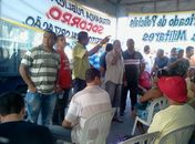 Manifestantes fazem ato público no Centro de Maceió