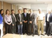 Prefeito Cristiano Matheus, federal Renan Filho e equipe tecnica de Marechal Deodoro