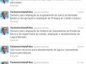 Governador fez o anúncio em seu perfil na rede social