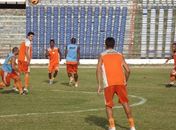 Campinense realiza primeiro coletivo de apronto para a final da Copa do NE