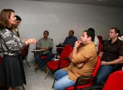 O peso de tributos e de recursos federais para o município foi um dos dos temas da palestra