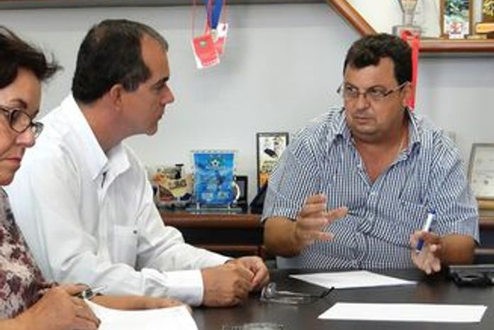 Jorge VI discute parceiras no esporte com deputado Ronaldo Medeiros