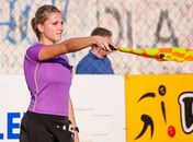 Bandeirinha musa diz que já recebeu até bilhetinhos nos jogos