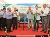 Renan com ministro da Previdência inaugura agência do INSS de Ouro Branco