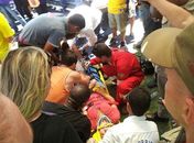 Ferrari atropela três pessoas no aterro do Flamengo durante exibição no Rio