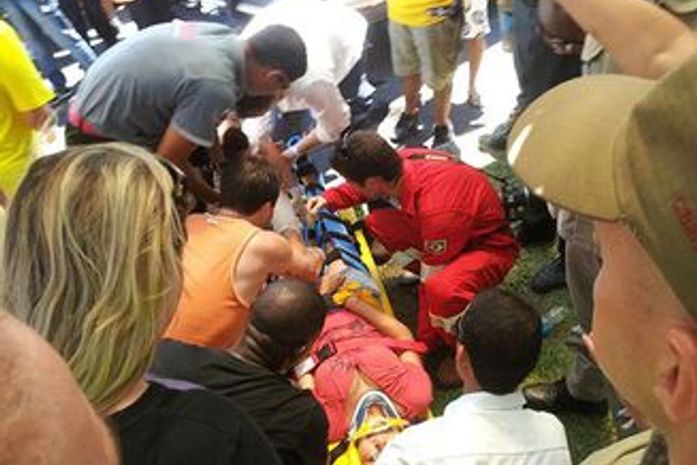 Ferrari atropela três pessoas no aterro do Flamengo durante exibição no Rio