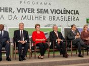 Renan participa de lançamento de programa de combate à violência contra mulher