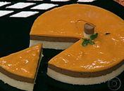 Torta é preparada com farinha de tapioca, leite  de coco e chocolate